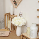 5pcs Beautiful Artificial Peony Flowers High Quality White Bouquet Wedding Home Table Decor Fake Flowers Christmas Arrangement - KiwisLove