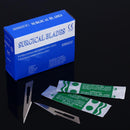 100pcs Scalpel Blades  Dental medical Surgical Scalpel Blades Sterilized - KiwisLove