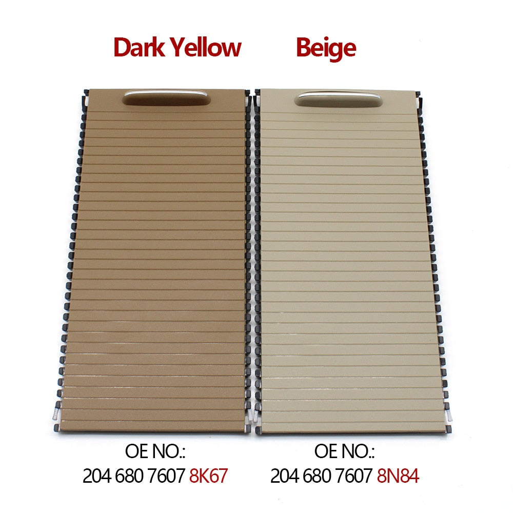 Interior Car Drink Water Cup Holder Shutter Rolling Cover For Mercedes Benz W204 C C180 C200 C220 C300 W207 E W212 E260 E300 - KiwisLove