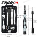 ZONSANTA 115 in 1 Precision Screwdriver Set Magnetic Screw Driver Bit Set Phillips Torx Hex Phone Repair Device Hand Tools Kit - KiwisLove