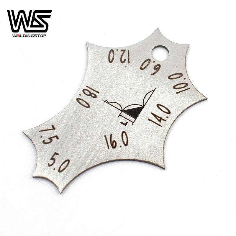 Pocket gage Fillet Welding Gauge Weld Two-piece protable welding tools inspection Ulnare ruler - KiwisLove