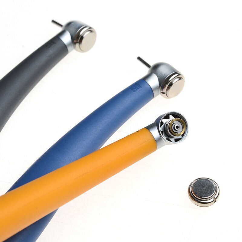 3Pcs/Set Dental Rainbow Push Button Torque Head 4 Holes High Speed Handpiece 400,000rpm - KiwisLove