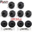 Boat Accessories Marine 10PCS Black Round Flush Mount Hatch Slam Latch Hatch 2inch With Keys For boats RV Yacht - KiwisLove