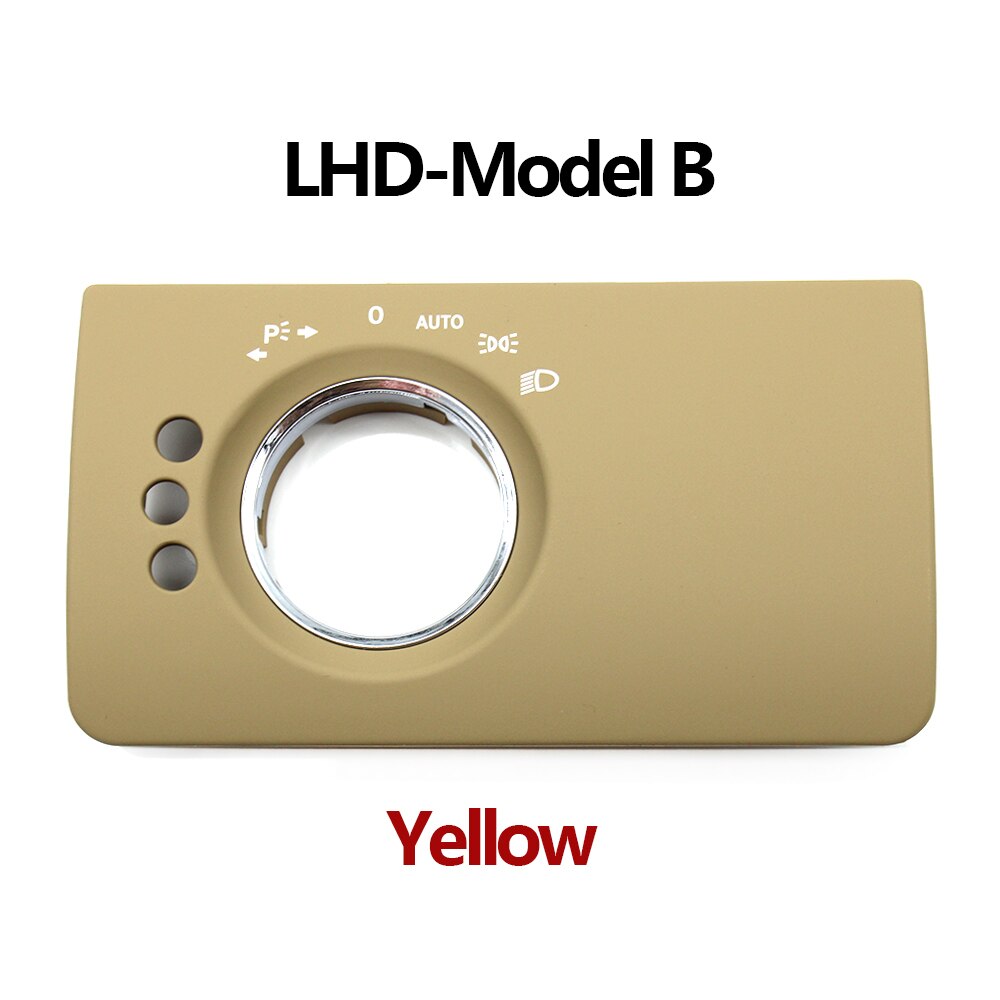 Car Interior Accessories Head Lamp Headlight Switch Button Cover Trim For Mercedes Benz W164 ML GL 300 350 450 500 2005-2011 - KiwisLove