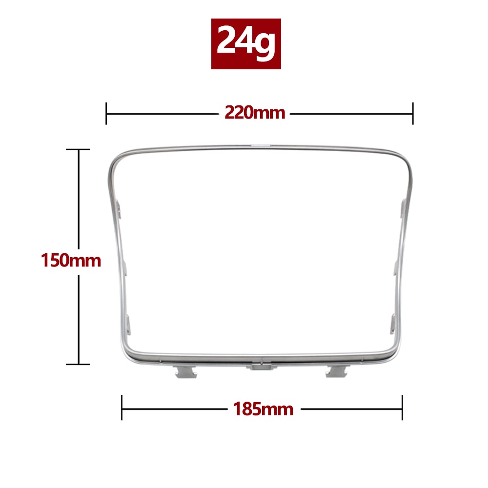 Car Water Cup Holder Chrome Plating Strip Trim Ring For Mercedes BENZ C W205 C200 250 300 400 GLC W253 GLC200 300 2014-2021 - KiwisLove