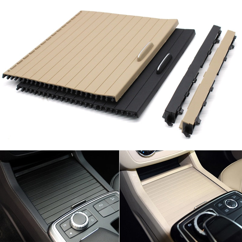 Mercedes Benz W166 ML GL GLE GLS Cup Holder Shutter Rolling Blind Cover 2012-2018 - KiwisLove