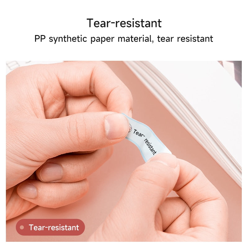 Niimbot D11 D110 D101 Mini Thermal Label Printer Paper Waterproof Anti-Oil Printing Label No Glue Scratch-Resistant Tape Sticker - KiwisLove