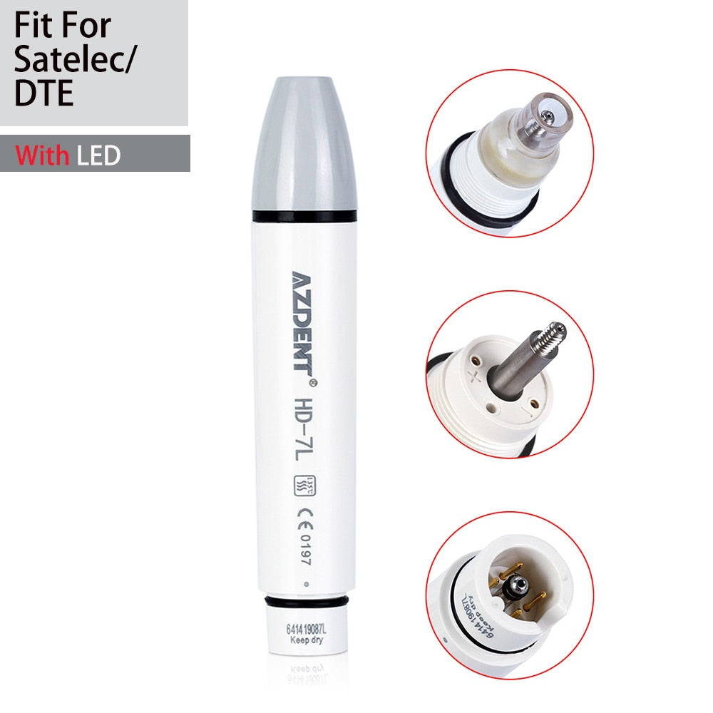 AZDENT Dental Ultrasonic Piezo Scaler Handpiece LED Fit For HW-3H SATELEC DTE WOODPECKER EMS VRN - KiwisLove