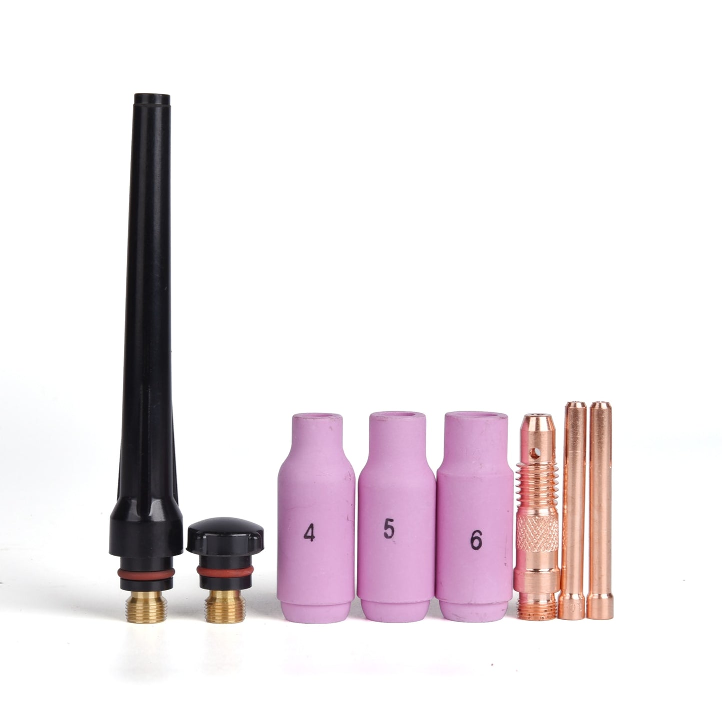 3.8m(12.5ft) Power Cable Red Gas Hose TIG Welding Torch Package WP26 Series 7/8"-14RH 250A - KiwisLove