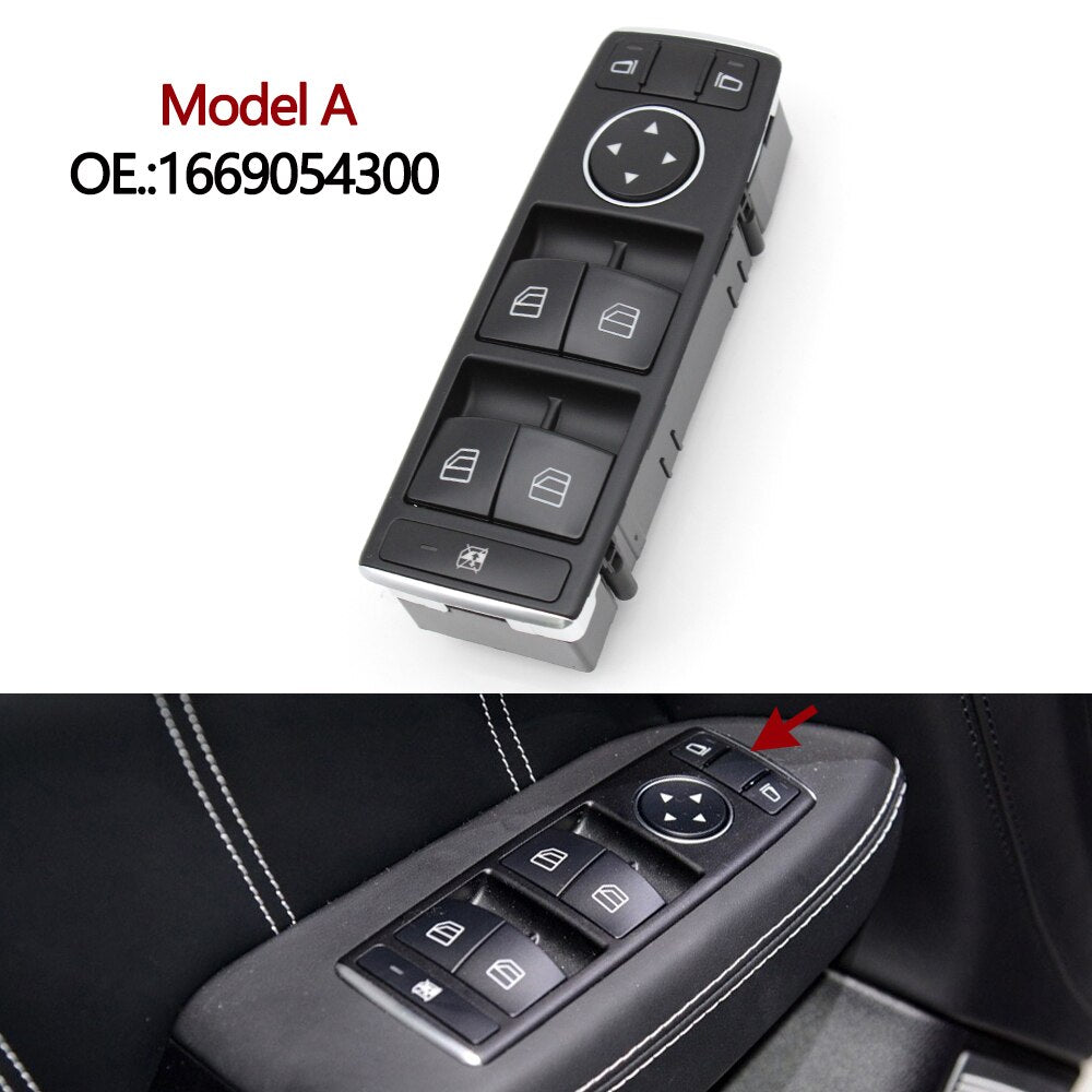Electronic Power Master Window Control Switch Regulator For Mercedes Benz ML GL GLE GLS Class W166 W292 1669054300 1669054400 - KiwisLove