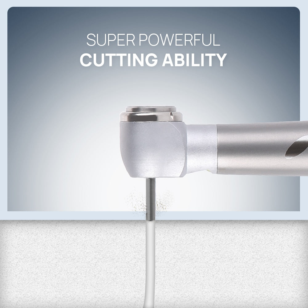 Dental Handpiece LED High Speed Ceramic Bearing Push Button Standard Head 4 Spray Stainless JD008A1-SP M4/B2 Ceramic Rotor A - KiwisLove