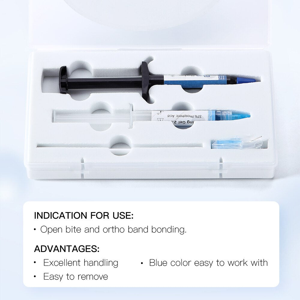 Dental Orthodontic Adhesive Light Cure Blue Glue Kit - KiwisLove