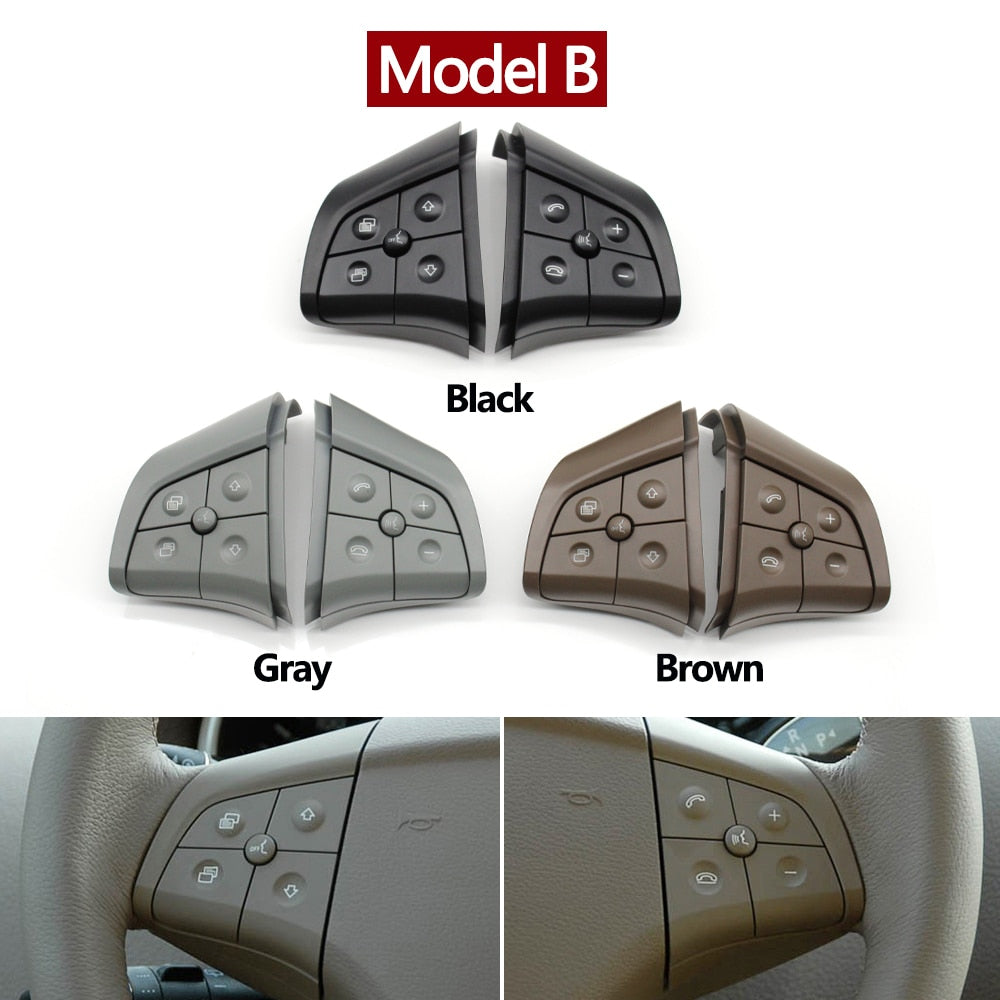 Car Multi-function Left Right Steering Wheel Buttons Repair Kit For Mercedes Benz ML GL B R Class W164 W245 W251 300 350 400 450 - KiwisLove