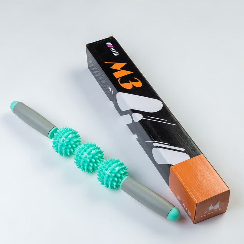 5 Balls Yoga Massage Roller Stick Trigger Point Anti Cellulite Body Massager Slimming Massage Muscle Relax Roller Relieve Stress - KiwisLove