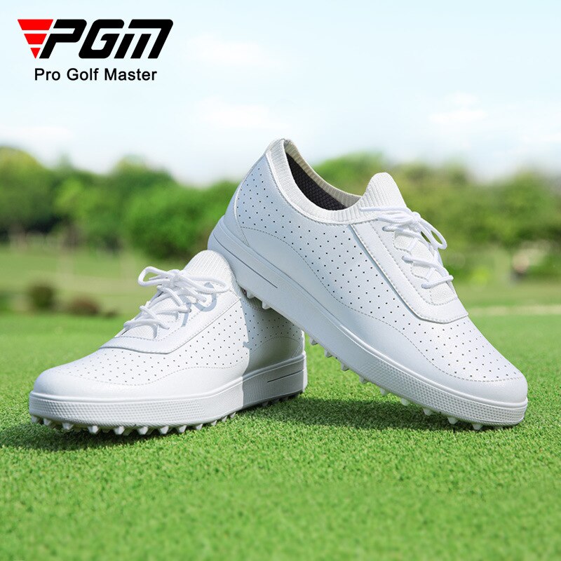 PGM Women Golf Shoes Waterproof Anti-skid Women's Light Weight Soft and Breathable Sneakers Ladies Casual Sports Shoes XZ205 - KiwisLove