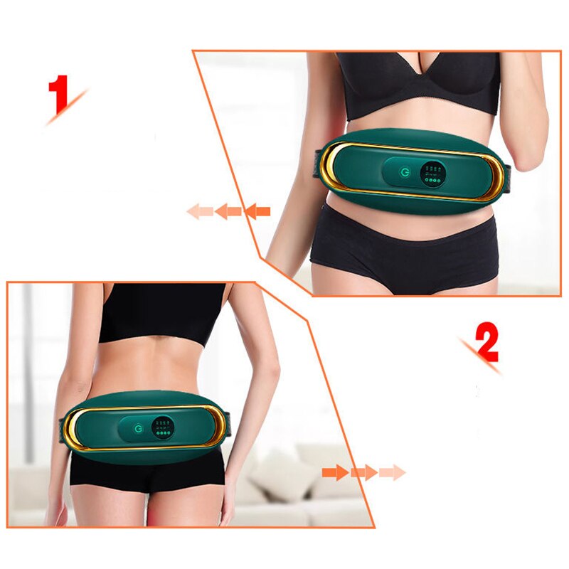 Cellulite Massager Body Massager Slimming Back Massager Electric Losing Weight Belly Slimming Belt Fat Burning Abdominal Massage - KiwisLove