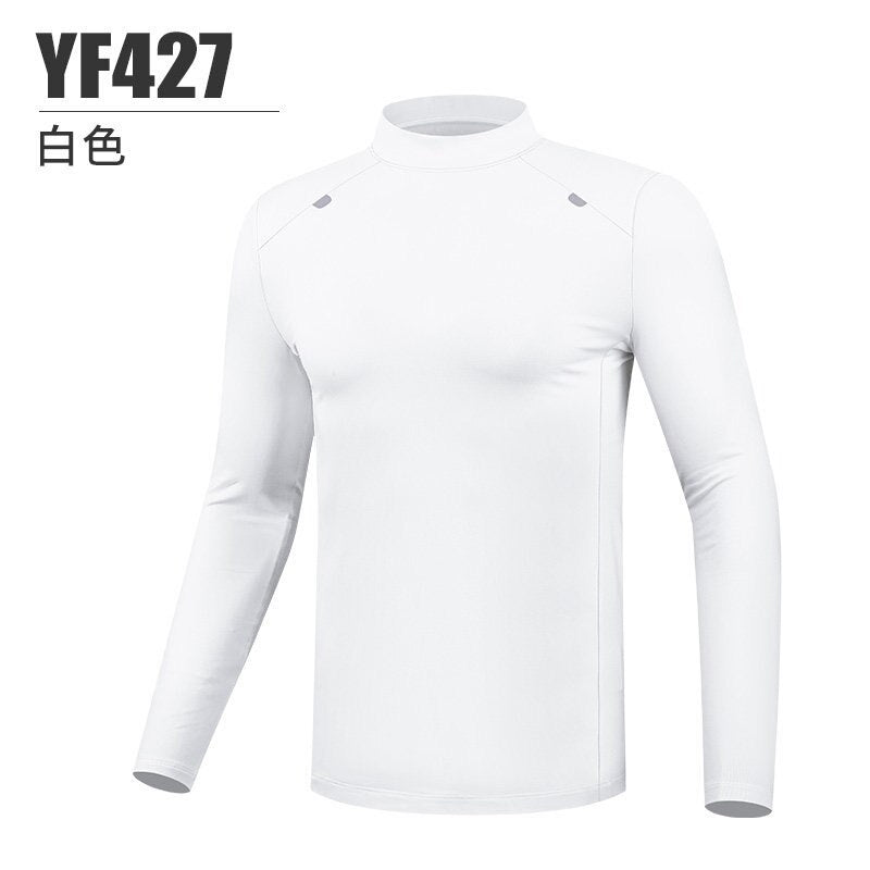 PGM Men Winter Cashmere Bottom Shirt Golf Tennis Volleyball Clothing Warm Long Sleeve Polo T Shirts YF427 - KiwisLove