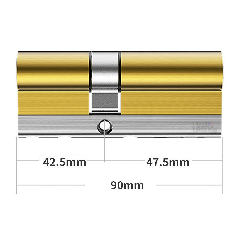 Common lock cylinders Cylinder lock for entrance door Outdoor door lock Key lock Cylinder door lock 10 colorful keys - KiwisLove