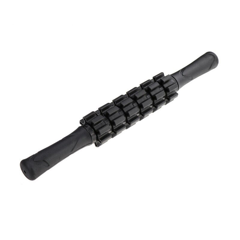 Yoga Massage Roller Stick Trigger Point 6 Wheels Body Massager Anti Cellulite Slimming Muscle Roller Relieve Stress Relax Tool - KiwisLove