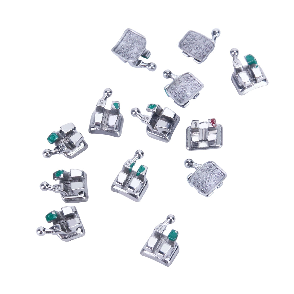 20Sets=400Pcs AZDENT Dental Orthodontic MIM Monoblock Bracket Braces Mini Roth/MBT Whole Casting Process - KiwisLove