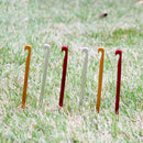 10 pcs Aluminum Alloy Tent Pegs Garden Stakes Ground Nail Heavy Duty - KiwisLove