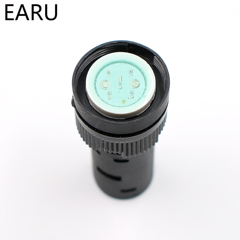 16mm Panel Mount Signal Power Led Indicator Light Pilot Lamp - KiwisLove