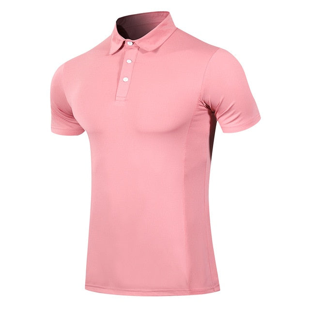 Golf Wear High Quality Business Golf Shirt Men's T-shirt Sportswear Top Golf Shirt Feather Jersey Fitness Wear - KiwisLove