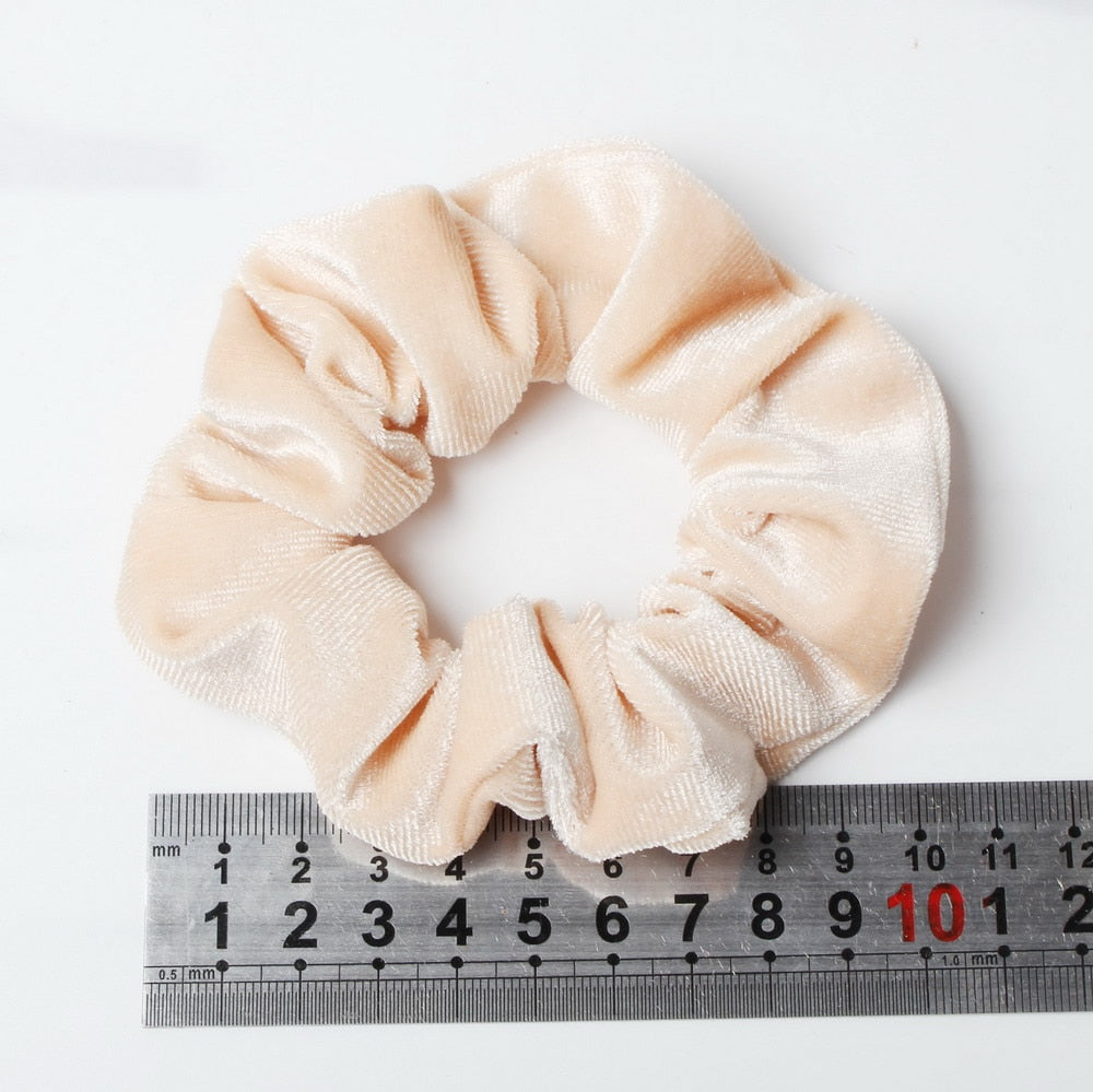 6pcs Velvet Scrunchies  Elastic Hair Bands - KiwisLove