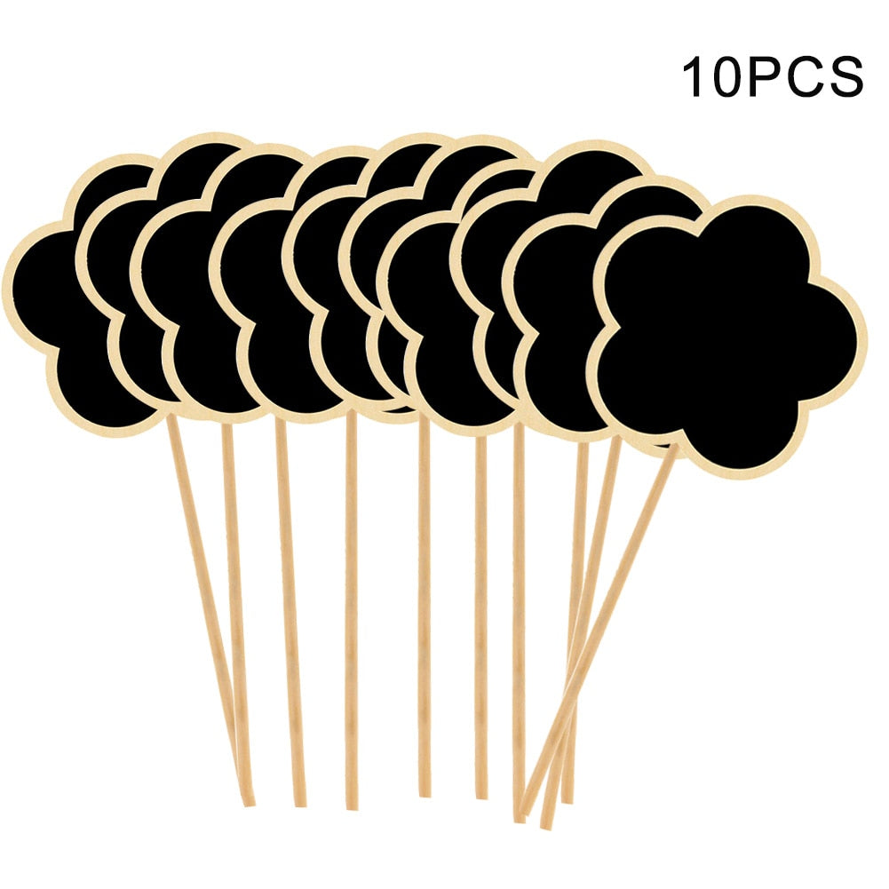 10pcs Garden Markers Easy Write Wooden Labels - KiwisLove