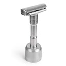 QSHAVE Razor Solo Stand Brushed Aluminum Alloy Adjustable Safety Razor Stand - KiwisLove