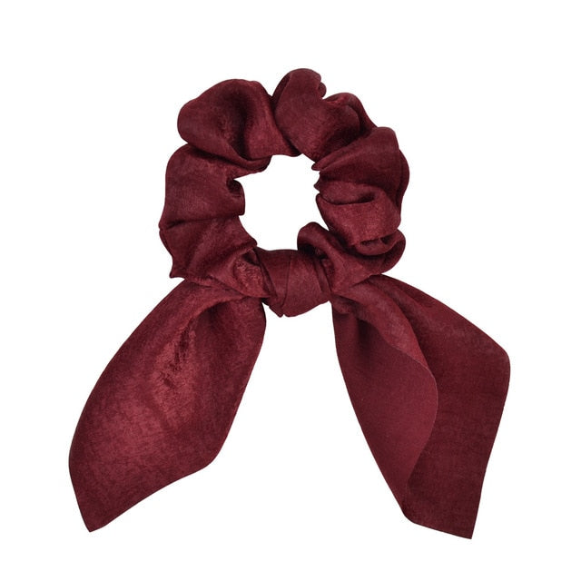 New Chiffon Bowknot Elastic Hair Bands - KiwisLove