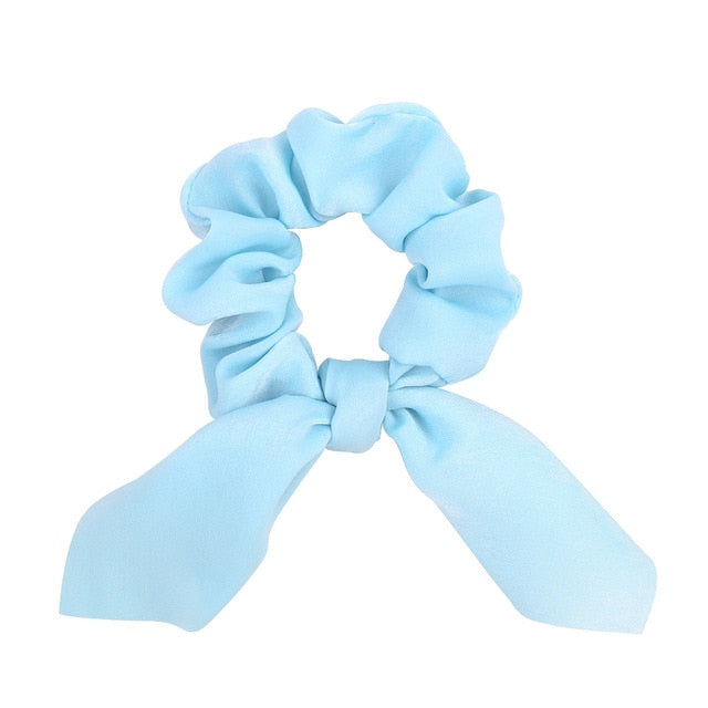 New Chiffon Bowknot Elastic Hair Bands - KiwisLove