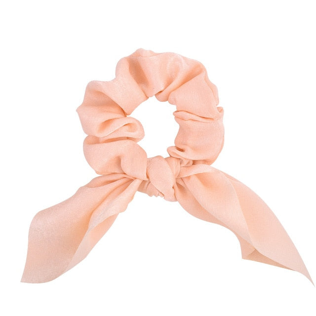 New Chiffon Bowknot Elastic Hair Bands - KiwisLove
