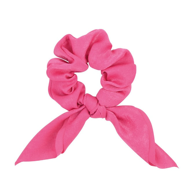 New Chiffon Bowknot Elastic Hair Bands - KiwisLove
