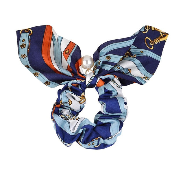 New Chiffon Bowknot Elastic Hair Bands - KiwisLove