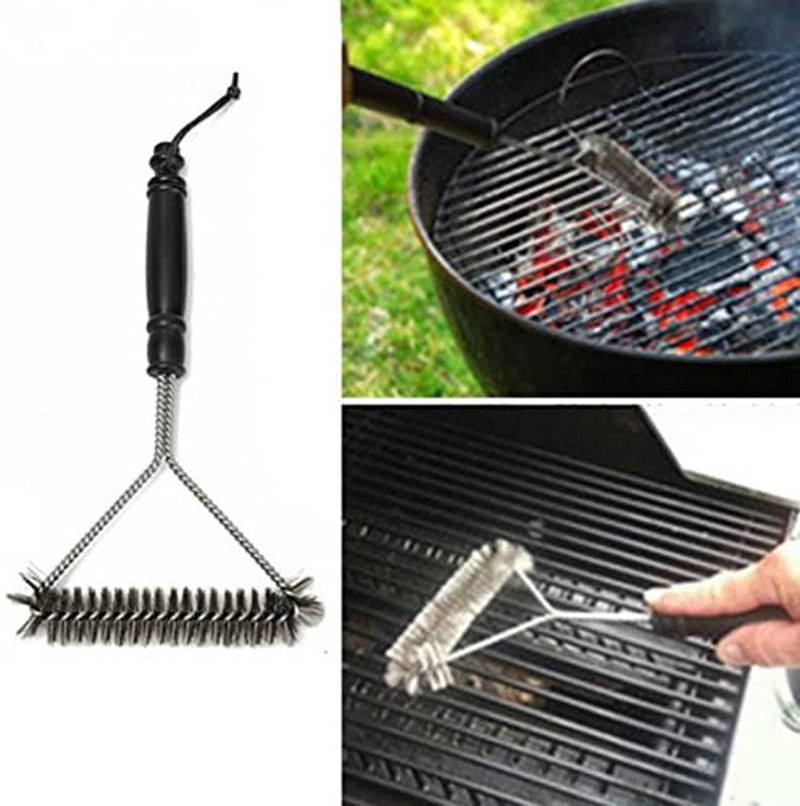 BBQ Grill Cleaning Brush Stainless Steel Gadgets Accessories Brush - KiwisLove