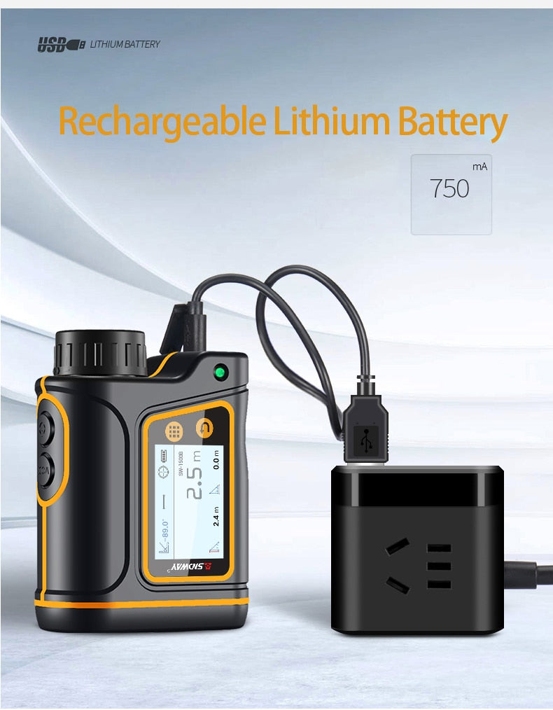 Laser Range Finder Digital Distance Meter Hunting Golf - KiwisLove