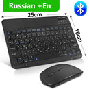 Mini Wireless Keyboard Bluetooth Keyboard  Mouse Keycaps  ipad Phone Tablet Laptop - KiwisLove