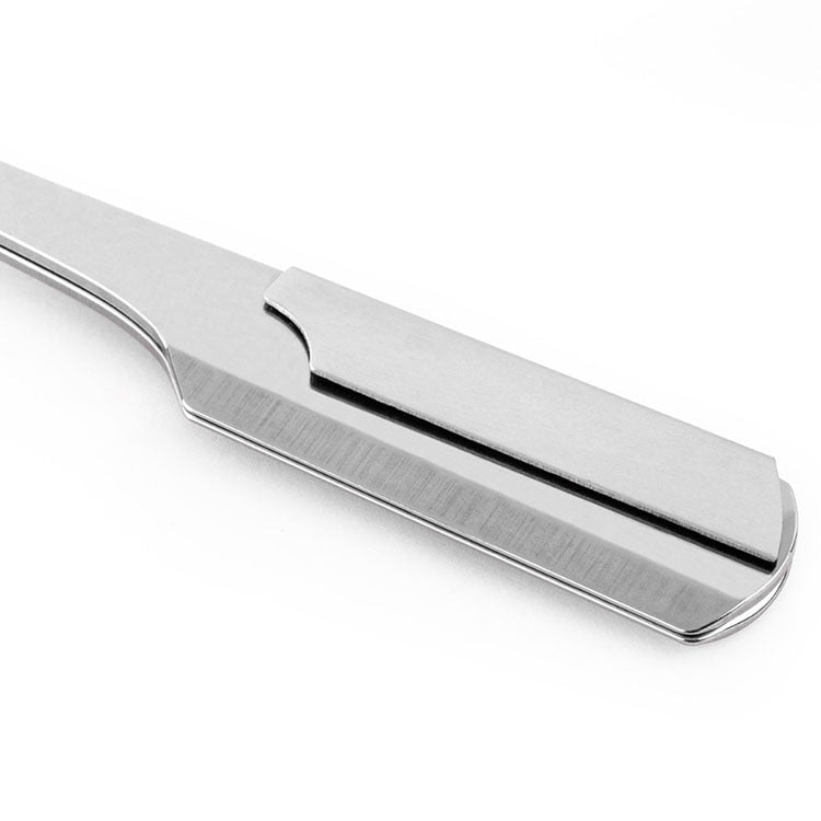 QSHAVE Straight Razor Dark Blue Acrylic Handle Classic barber Straight - KiwisLove