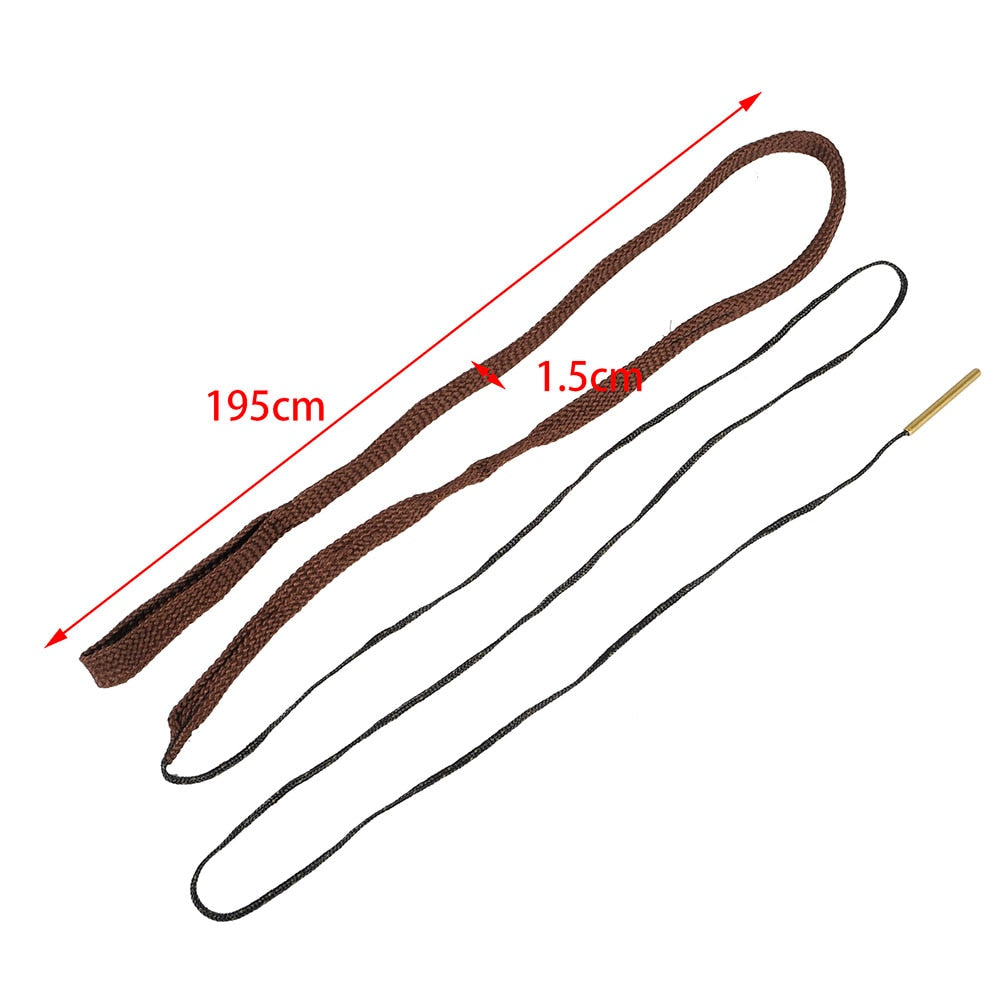 Hunting Gun Accessories Bore Cleaner .22 Cal.223 Cal.38 Cal& 5.56mm 7.62mm 12GA Rifle Cleaning Tool Rifle Barrel Calibre Rope - KiwisLove