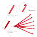 10 pcs Aluminum Alloy Tent Pegs Garden Stakes Ground Nail Heavy Duty - KiwisLove