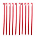10 pcs Aluminum Alloy Tent Pegs Garden Stakes Ground Nail Heavy Duty - KiwisLove