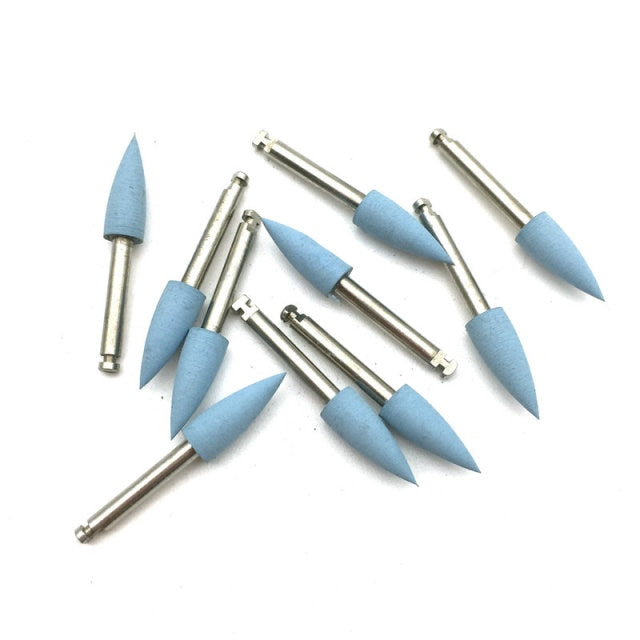 10pcs/bag Dental Silicone Grinding Heads Teeth Polisher for Low-speed Machine - KiwisLove