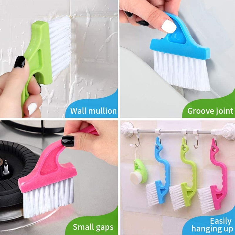 Hand-held Groove Gap Cleaning Brush Window Track - KiwisLove