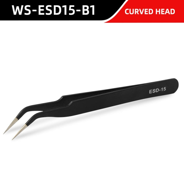 Tweezers Anti-static Precision Stainless Forceps Phone Repair IC Chips - KiwisLove