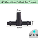 Garden Irrigation Hose Sprinkler Connector Double Barb Tee Elbow Eng Plug Water Pipe Joint 8/11 4/7mm Hose Lock Watering Fitting - KiwisLove