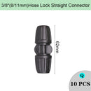 Garden Irrigation Hose Sprinkler Connector Double Barb Tee Elbow Eng Plug Water Pipe Joint 8/11 4/7mm Hose Lock Watering Fitting - KiwisLove