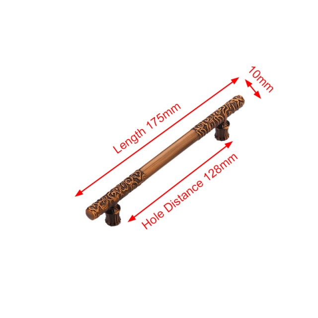 Vintage Antique Bronze Cabinet Handles Chinese Style - KiwisLove