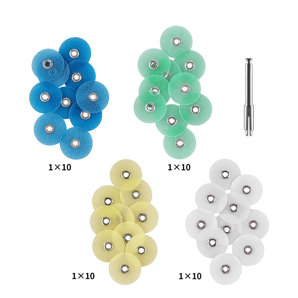 Dental Polishing Discs Gross Reduction Contouring Mandrel Stripes Set - KiwisLove