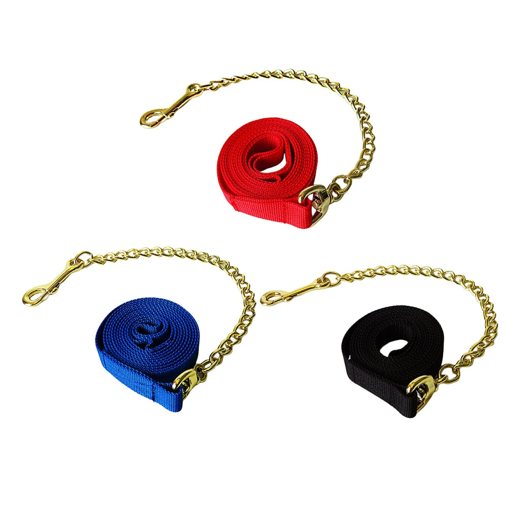 PP Horse Lead Rope Strap Rein Racing Halters Swivel Buckle Pony Cob Leash Webbing Rope - KiwisLove